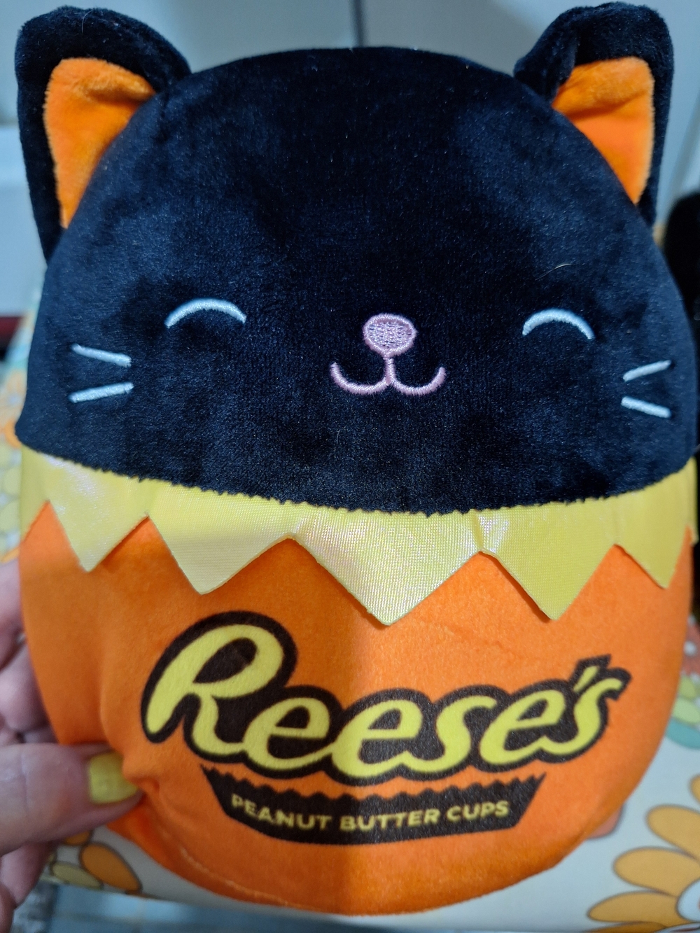 Black & Orange Cat Plush - Squishmellow